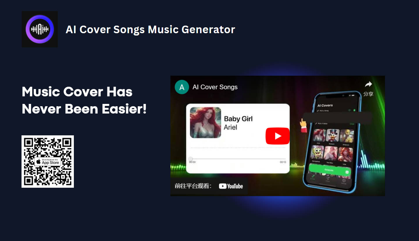 
              AI Cover Songs Music Generator            
