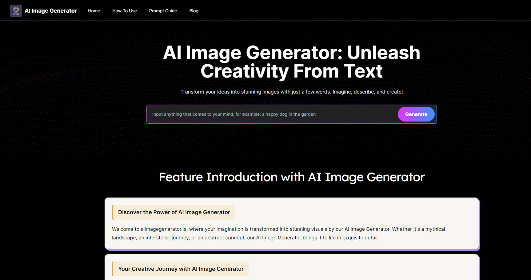 
              AI Image Generator From Text Free Online             
