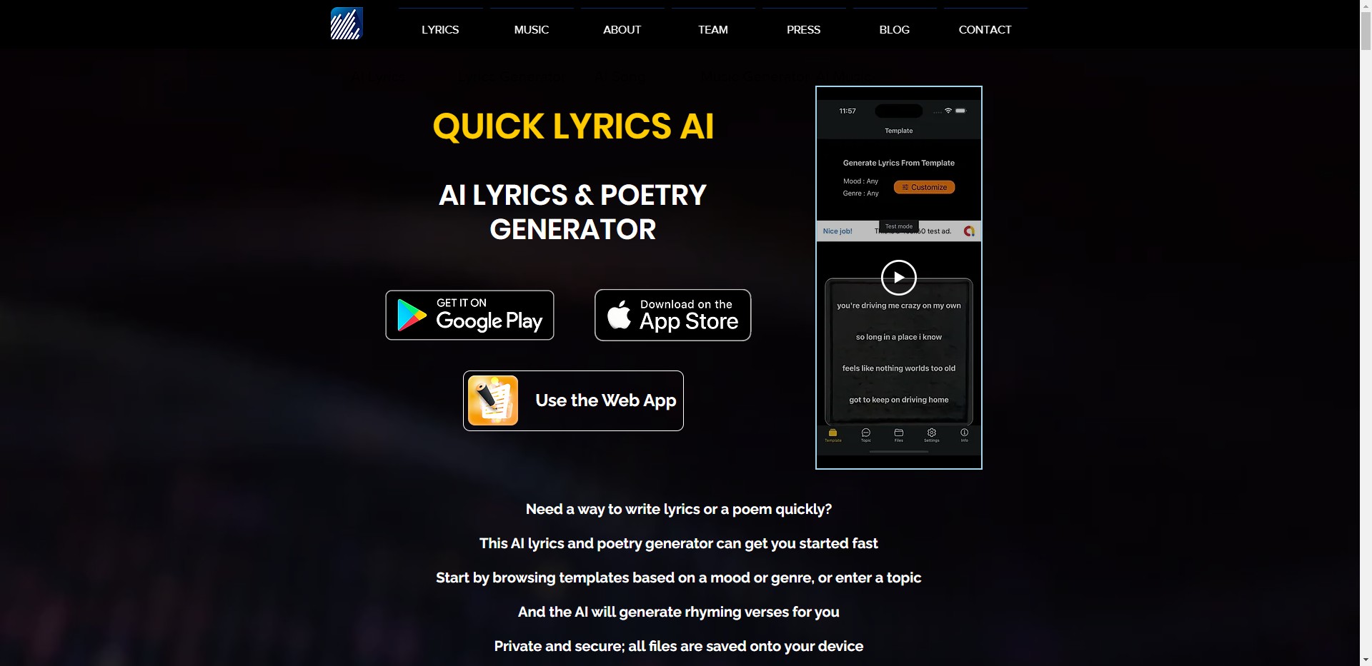 
              AI Music Pro            
