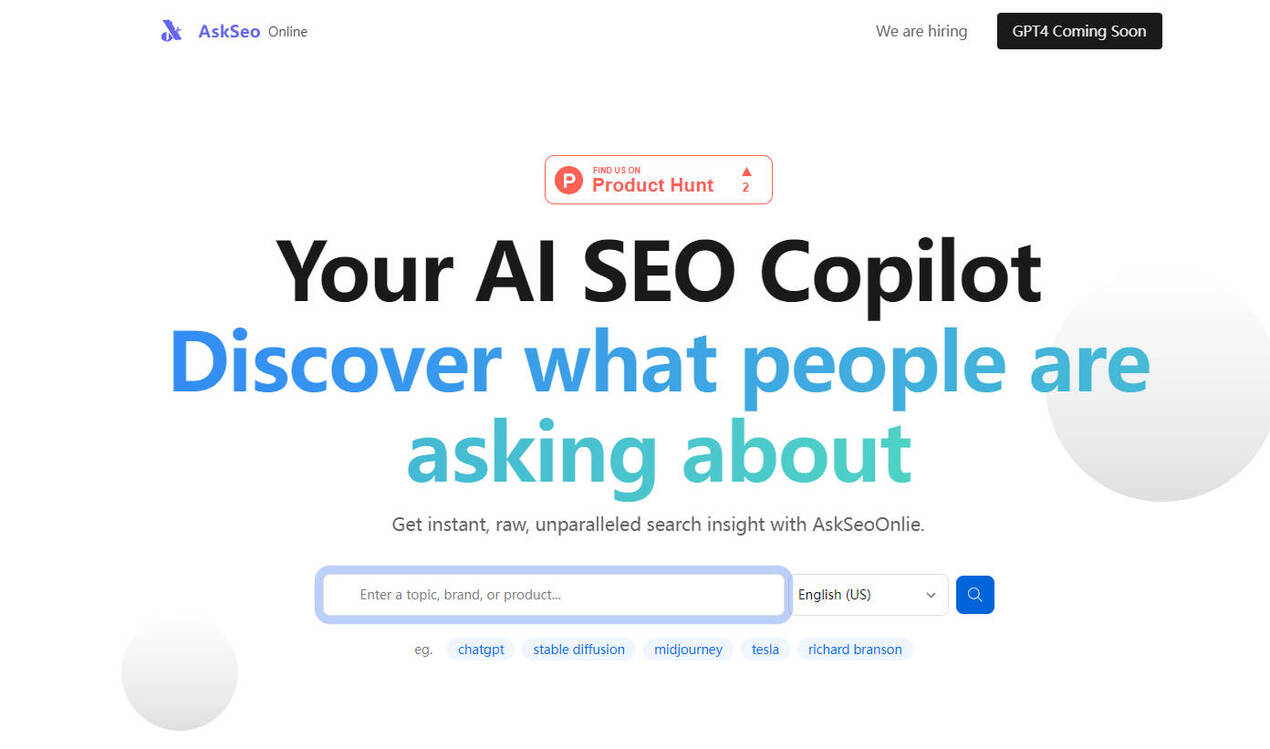 
              AI SEO Copilot by Askseo            
