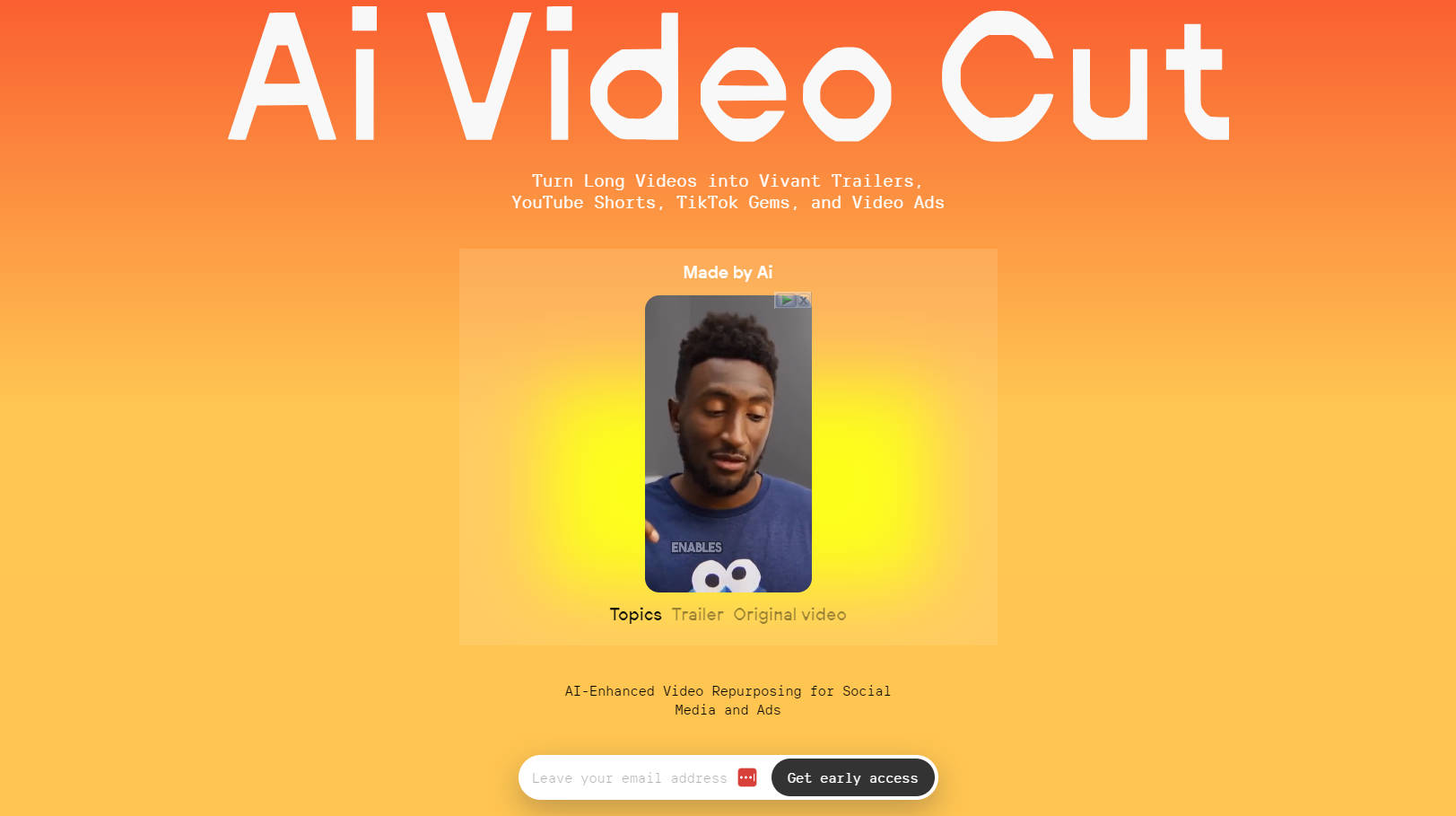 
              AI Video Cut            
