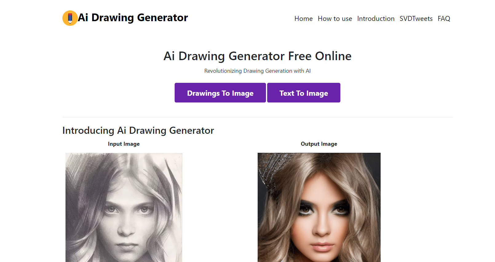 Outil IA: Ai Drawing Generator