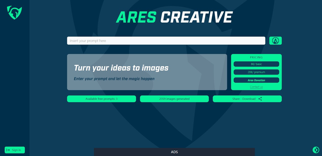 
              Ares creative            
