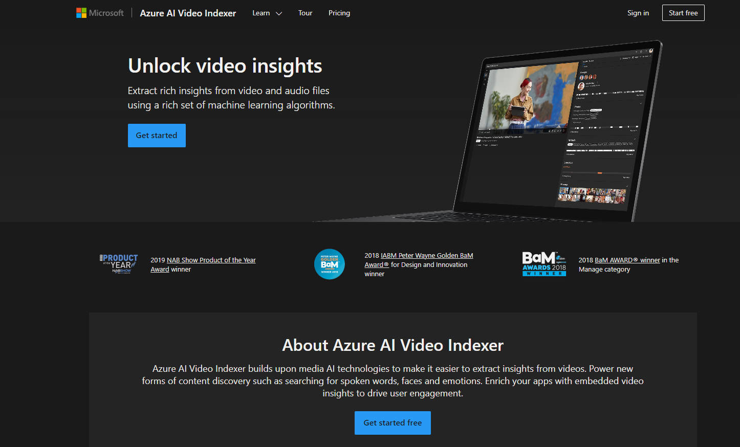 
              Azure AI Video Indexer            
