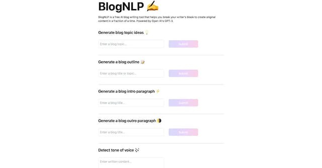 
              BlogNLP            
