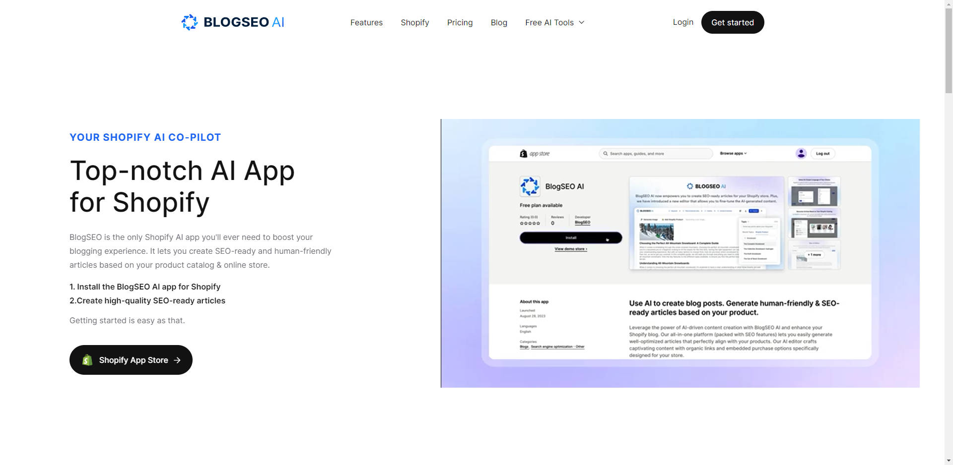 
              BlogSEO AI for Shopify            
