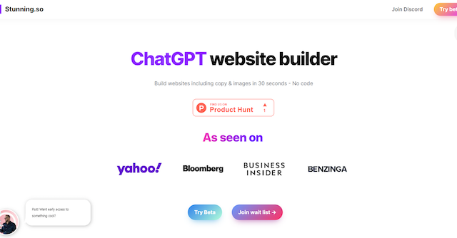 ChatGPT Website Builder