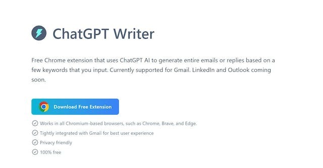 
ChatGPT Writer
