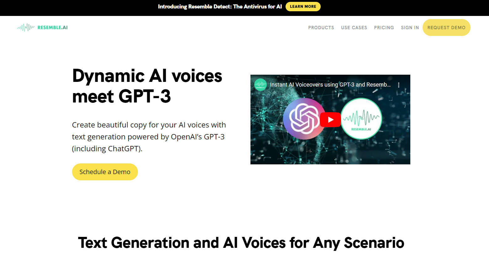 
              GPT-3 Custom AI Voices            
