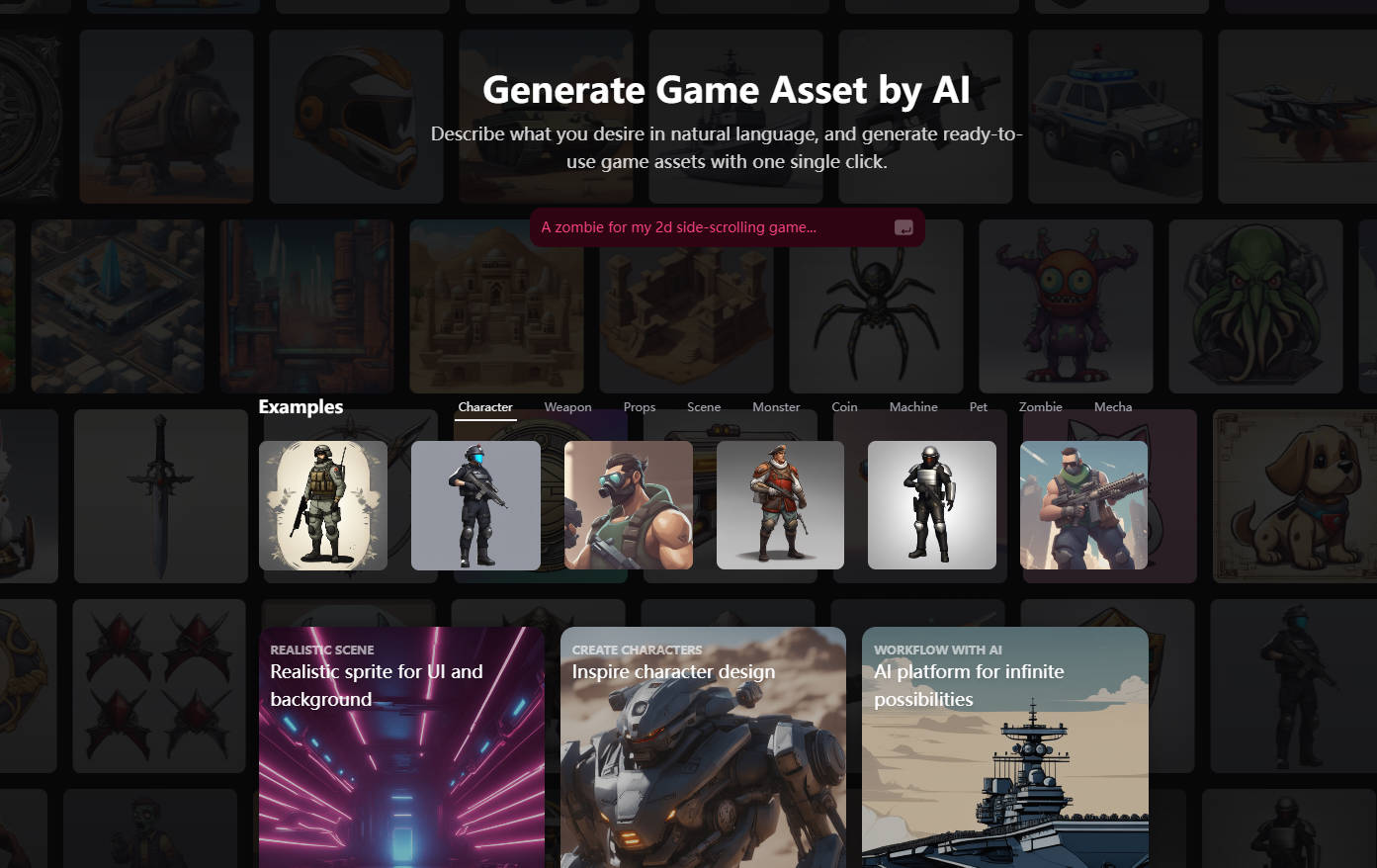 
              Game Assets Generator            
