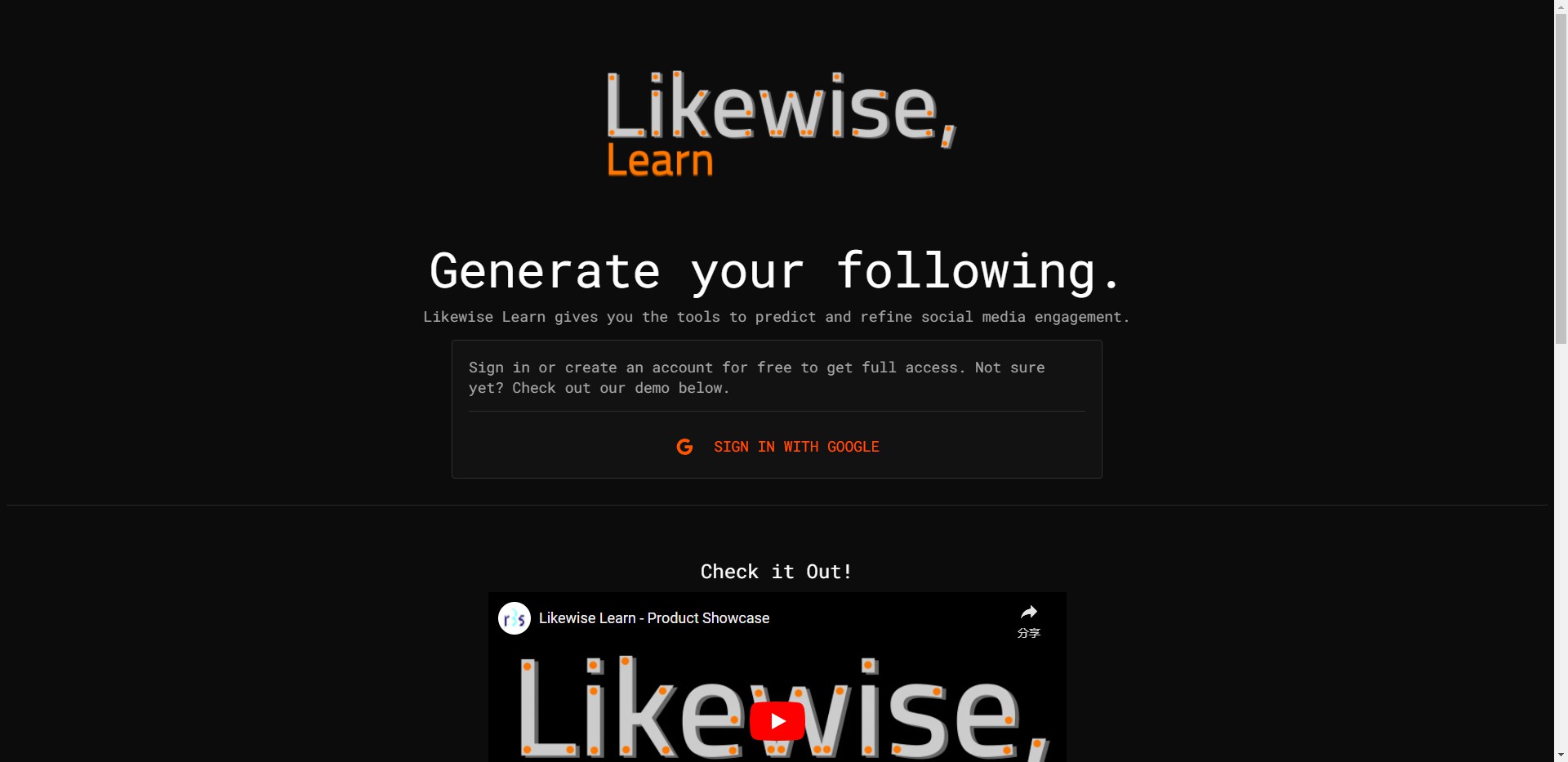 
Likewise Learn
