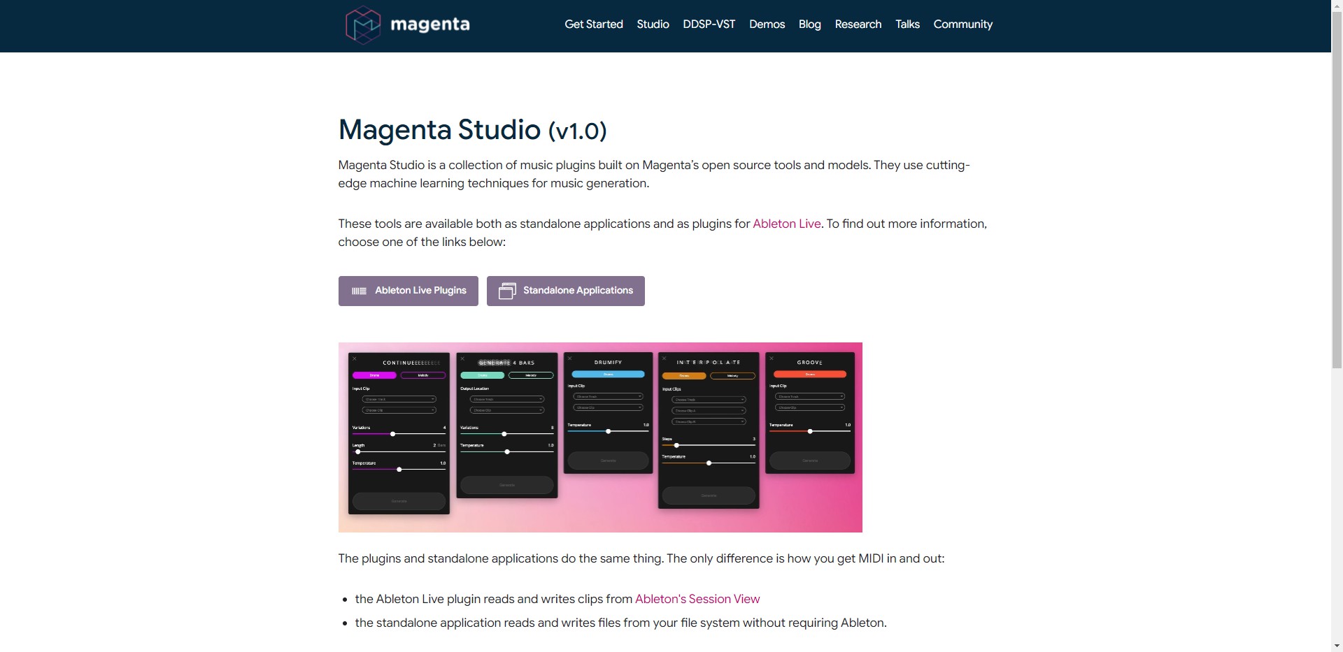 
Magenta Studio
