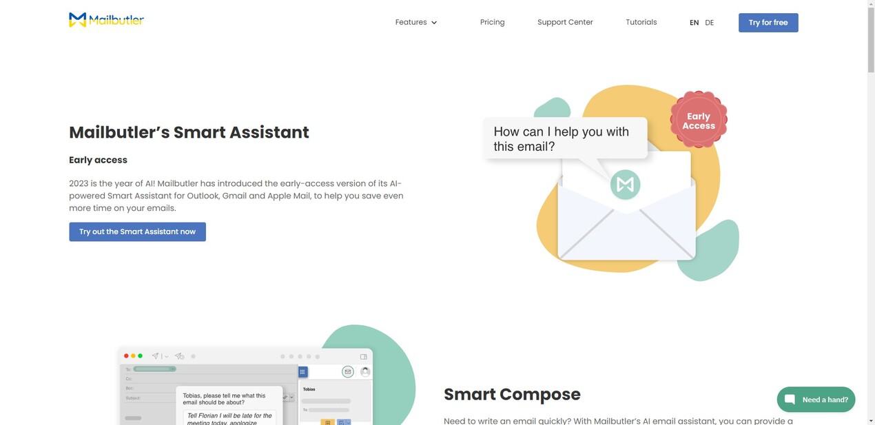 
              Mailbutler's Smart Assistant            
