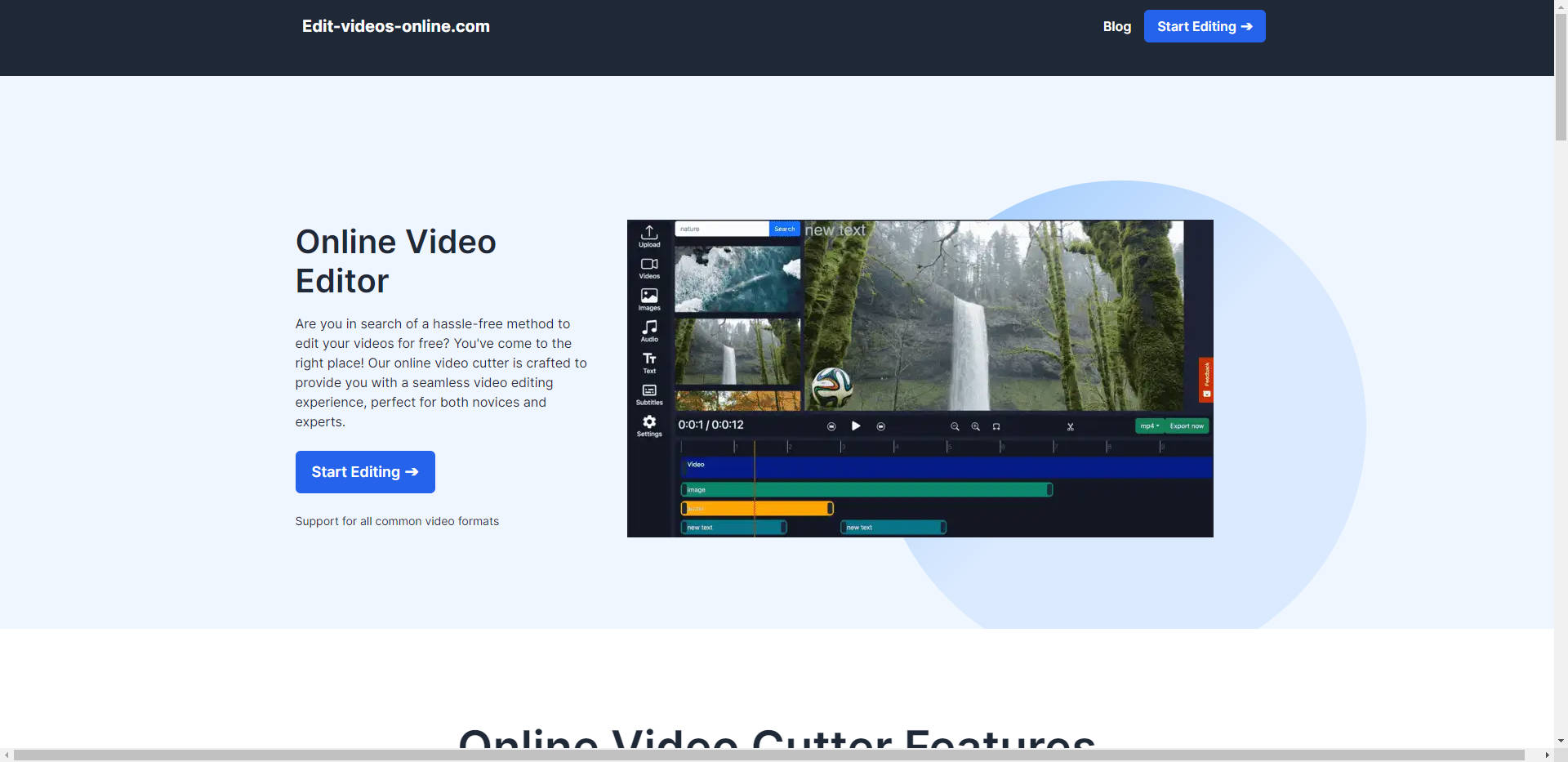 
Online Video Editor
