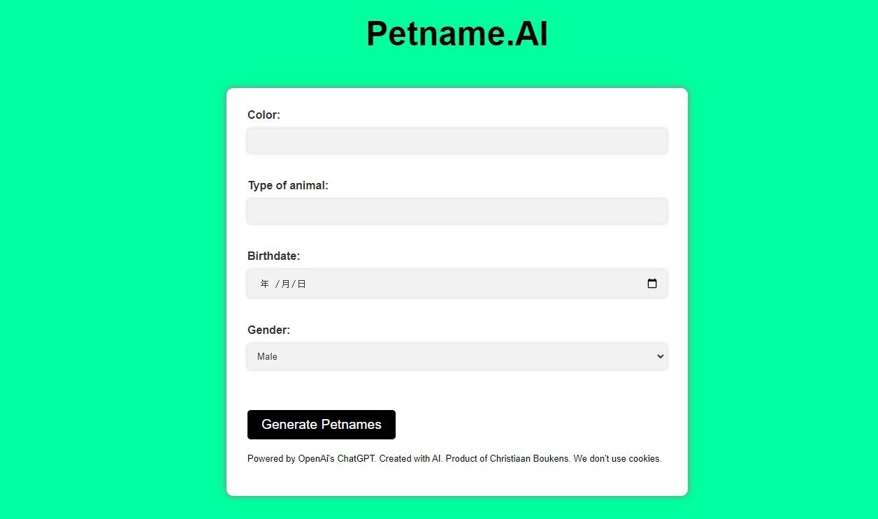 
              Petname.AI            
