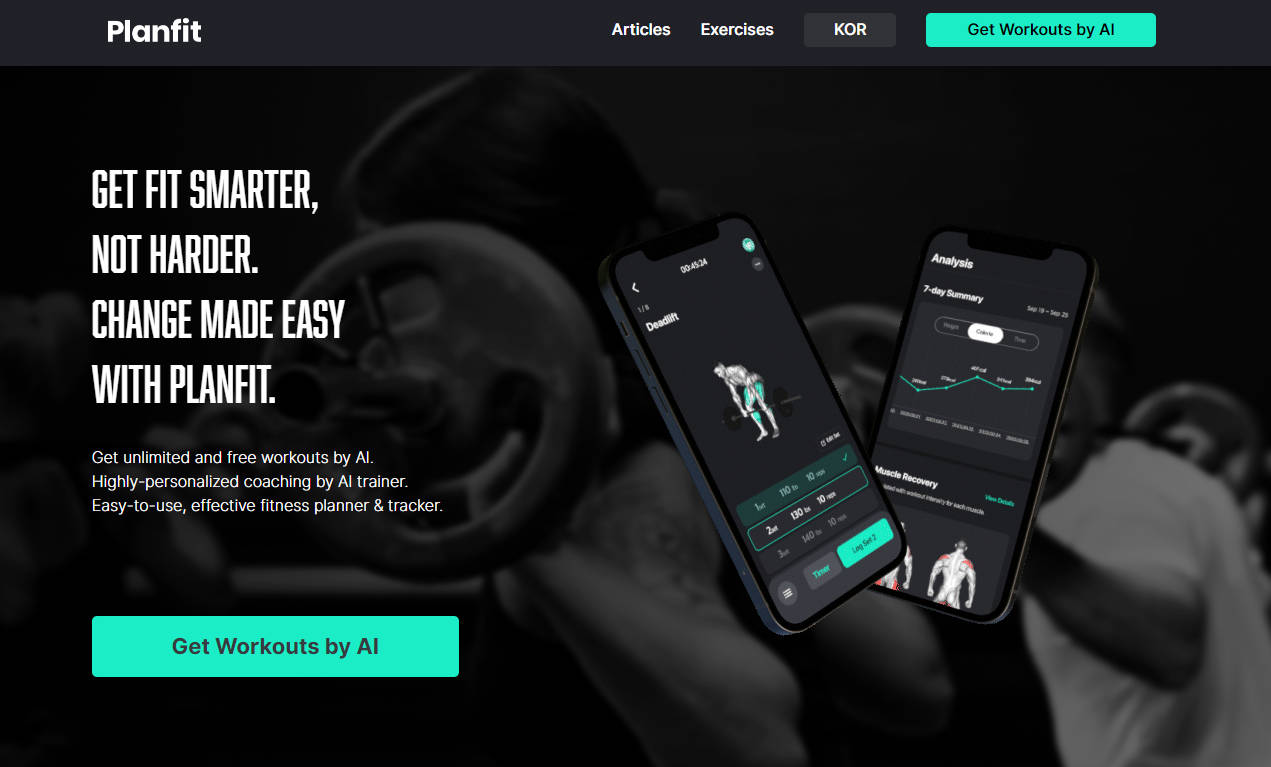 Outil IA: Planfit – AI Personal Trainer