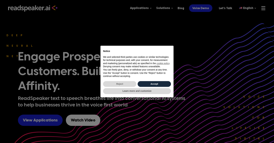 Outil IA: ReadSpeaker AI