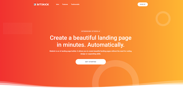 Outil IA: Sitekick