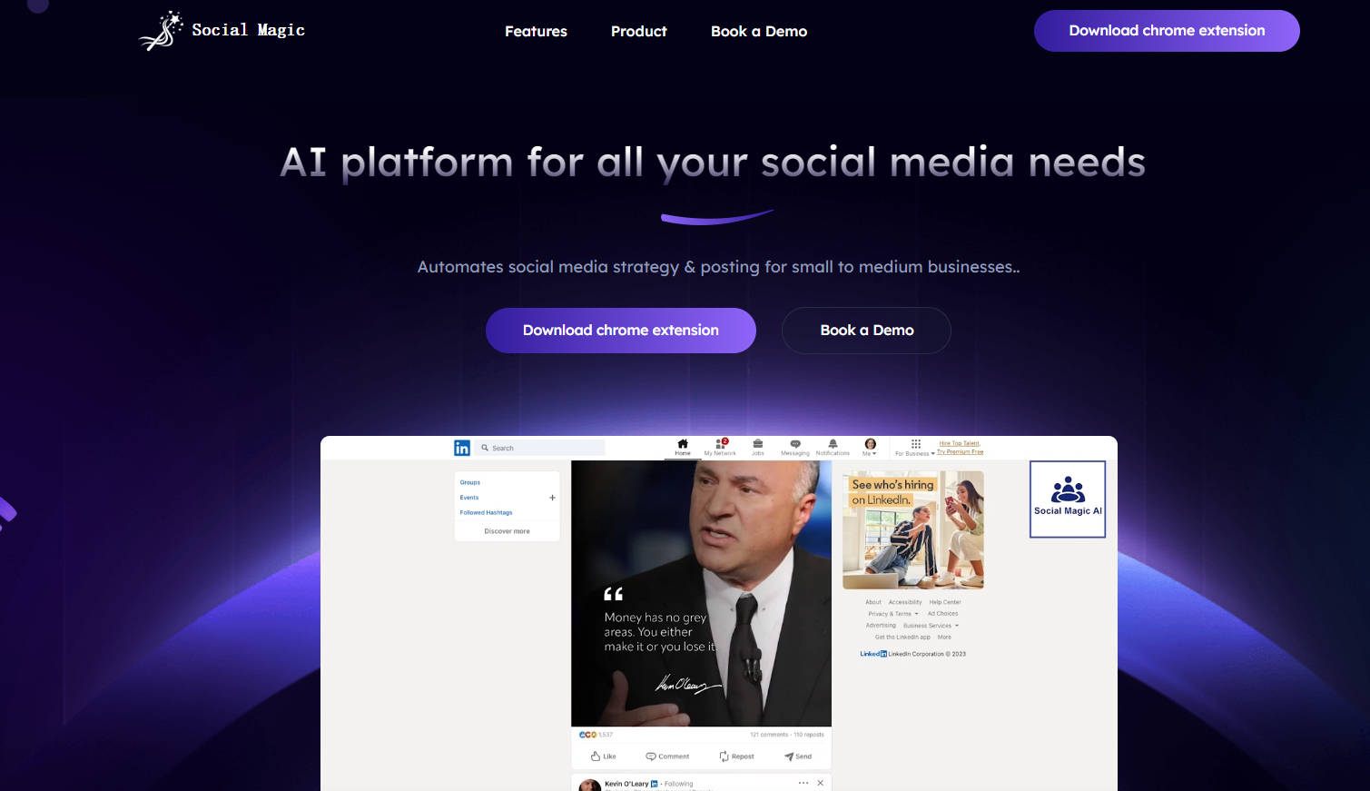 Outil IA: SocialMagic