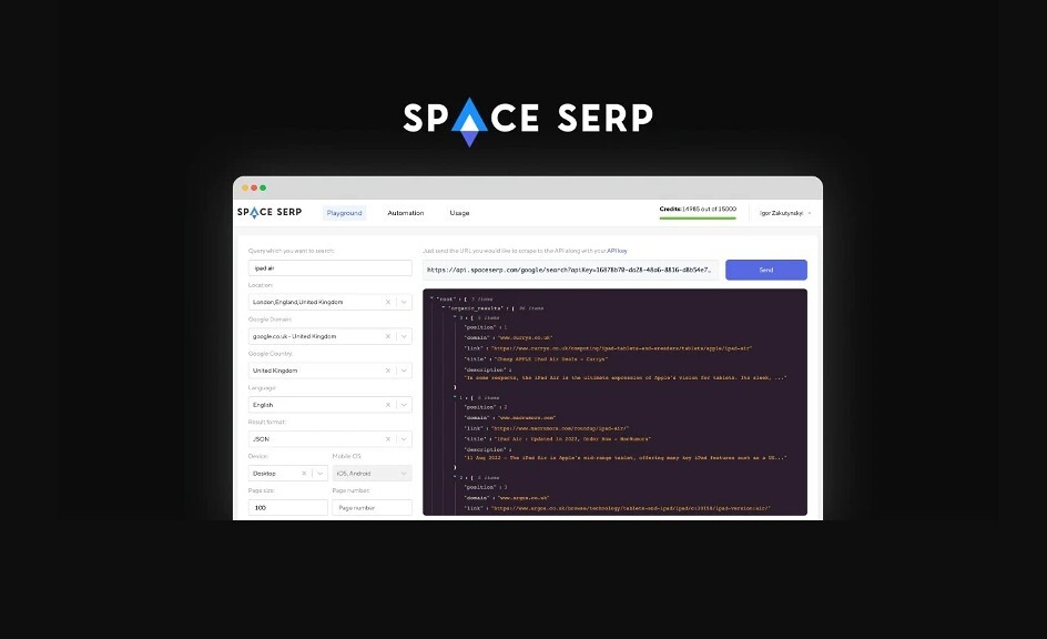 
              SpaceSerp            
