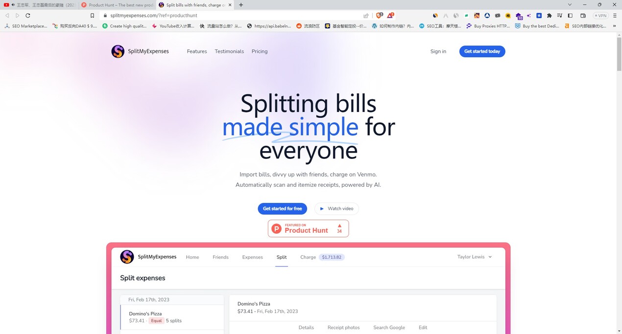 
              SplitMyExpenses            
