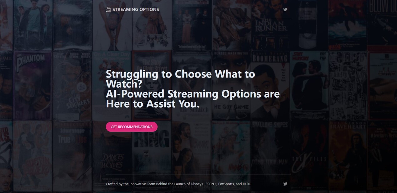 
              Streaming Options            
