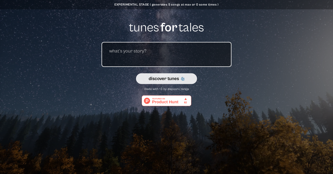 Outil IA: Tunes For Tales