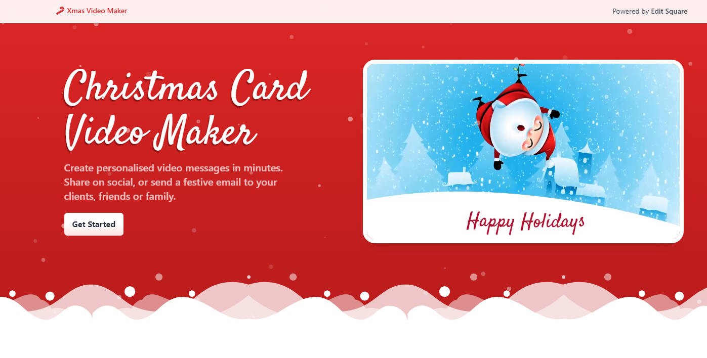 Outil IA: Xmas Video Maker