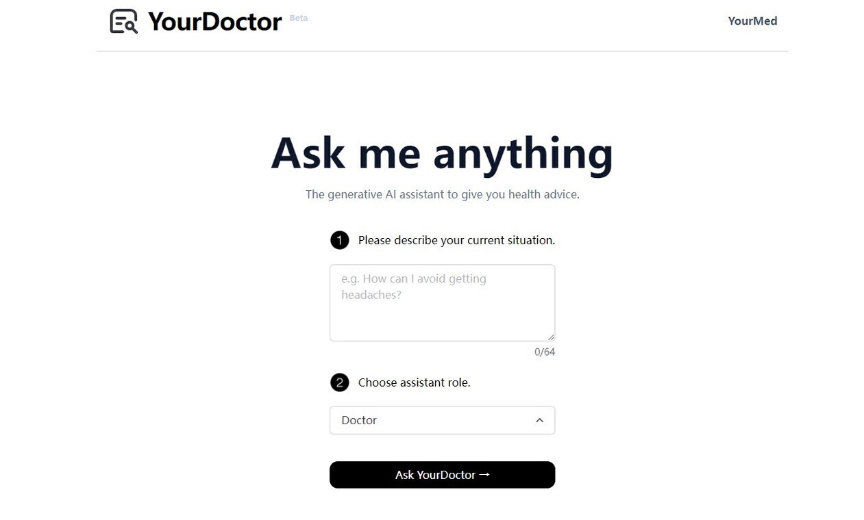 
              YourDoctor AI            
