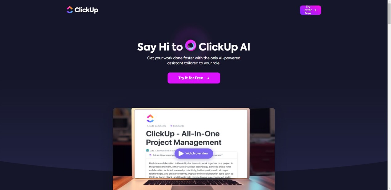 
              ClickUp AI            
