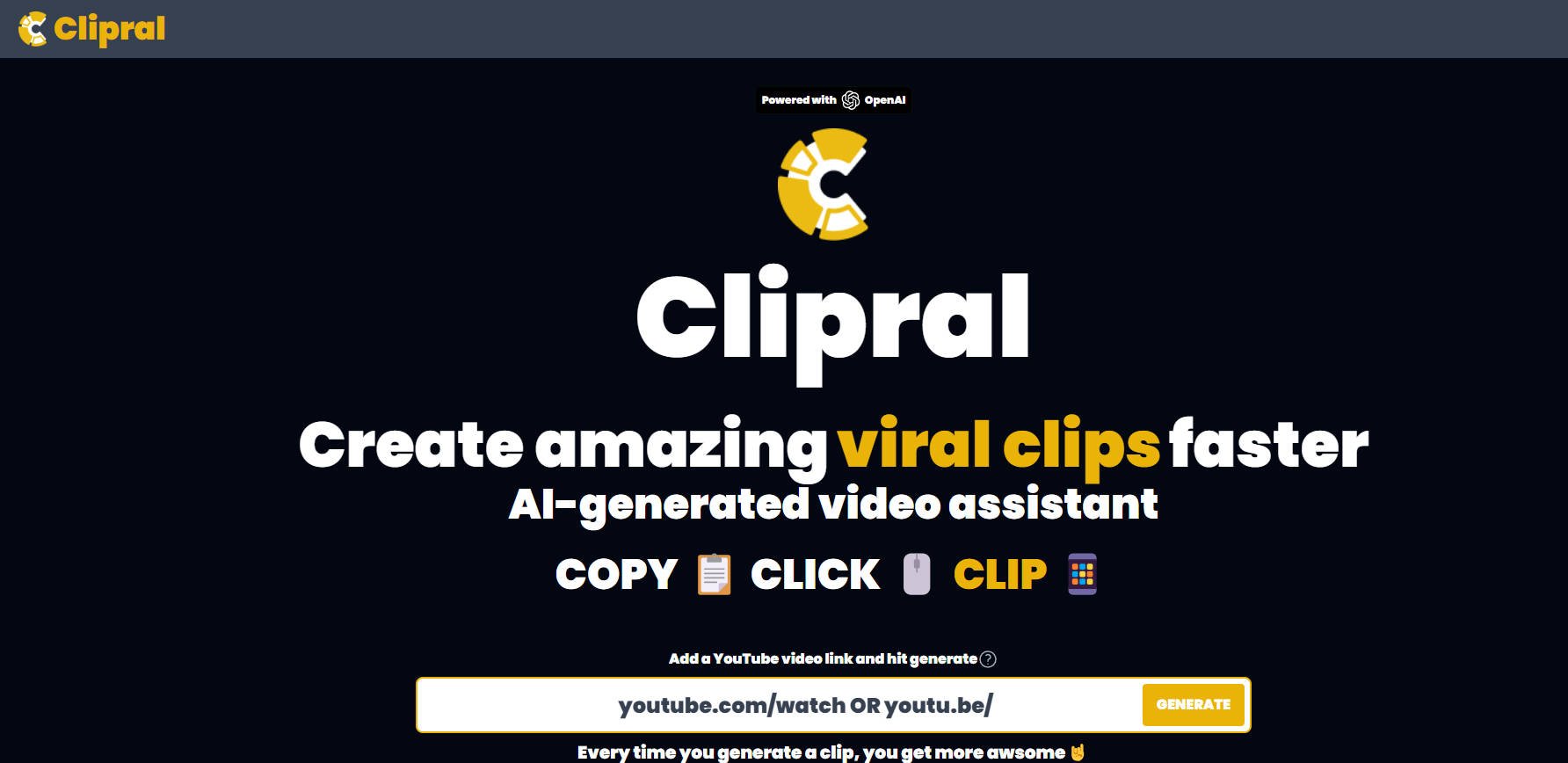 Outil IA: Clipral