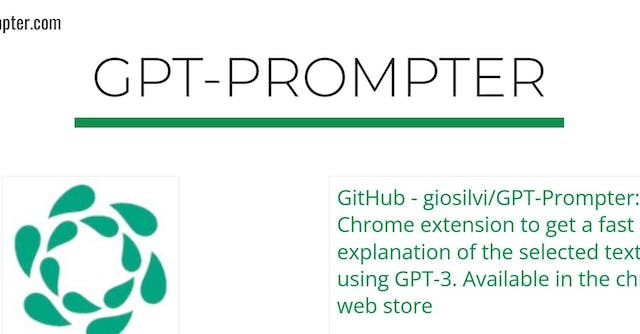 Outil IA: GPT-Prompter