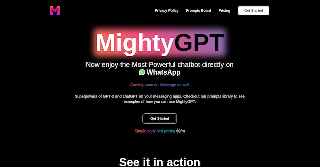 Outil IA: MightyGPT