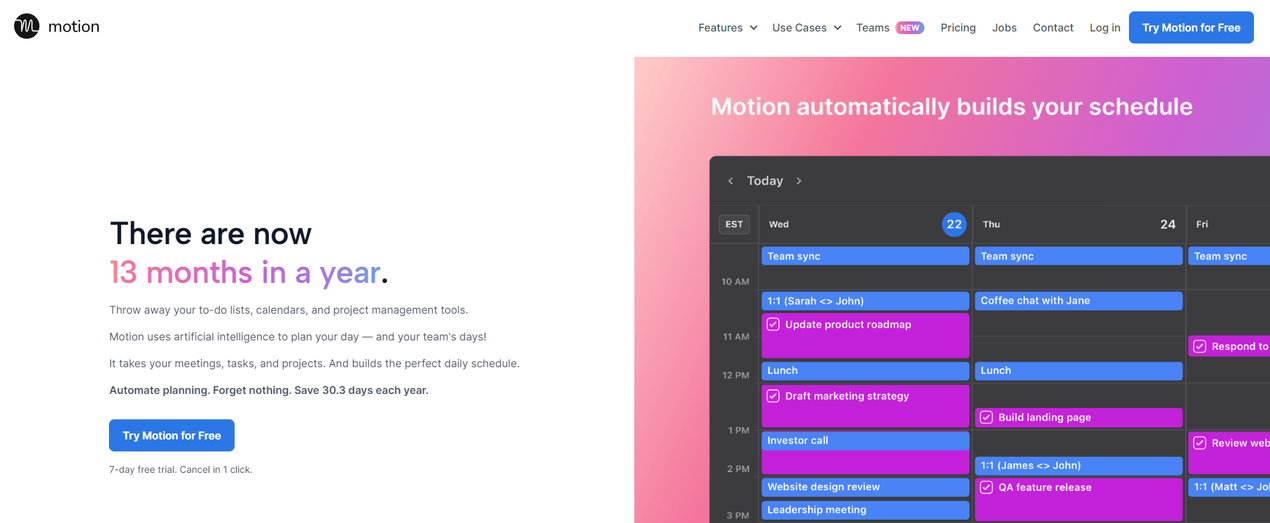 Outil IA: Motion