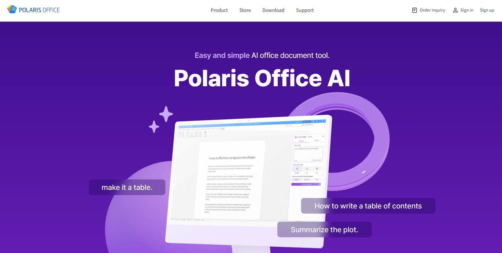 
              Polaris Office AI            
