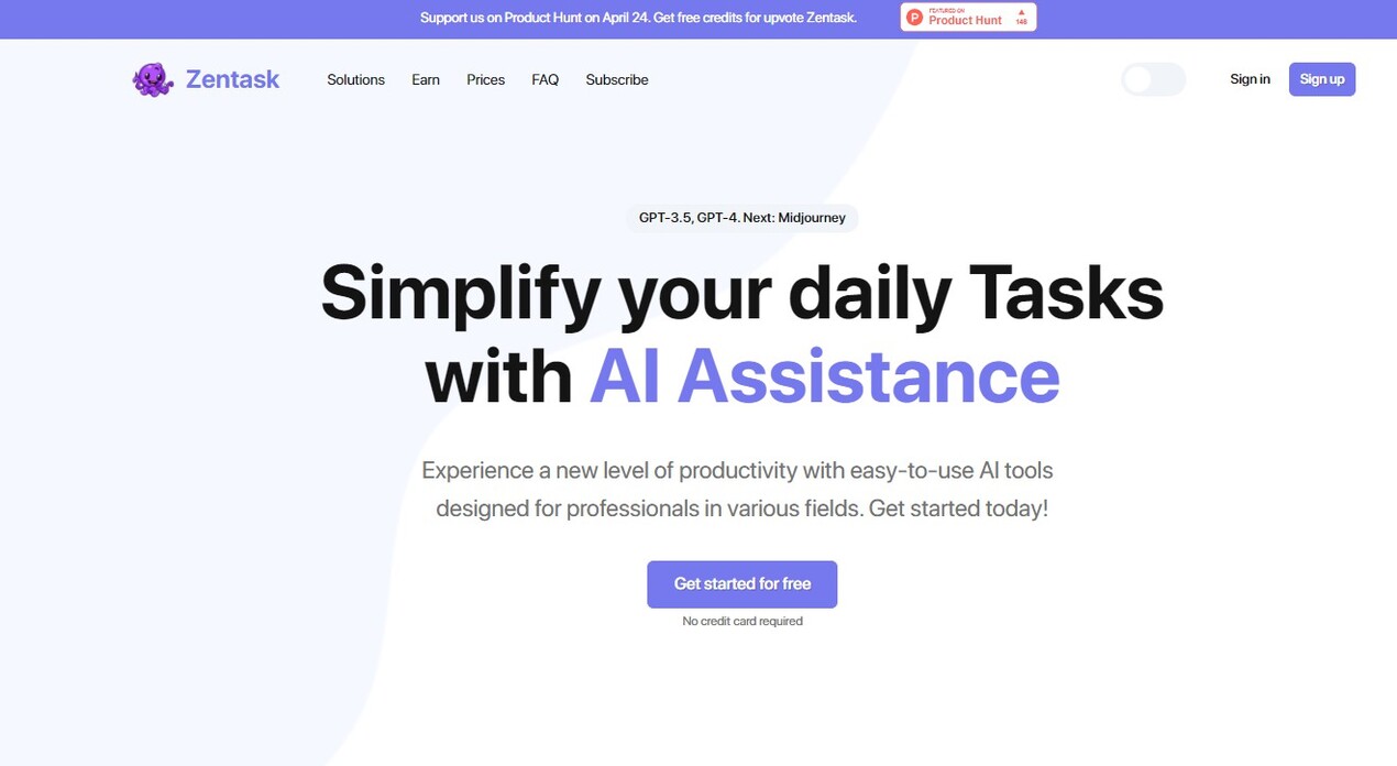 
              Zentask.ai            
