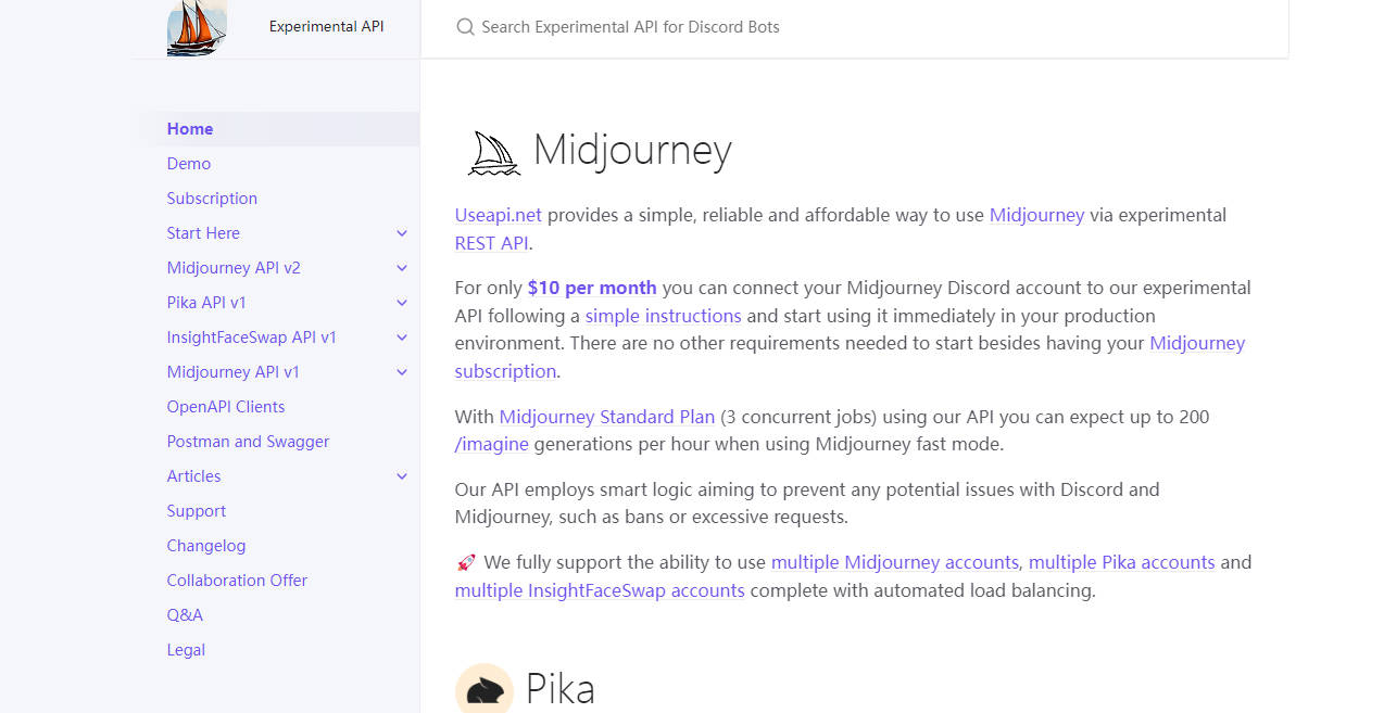 
Midjourney API 
