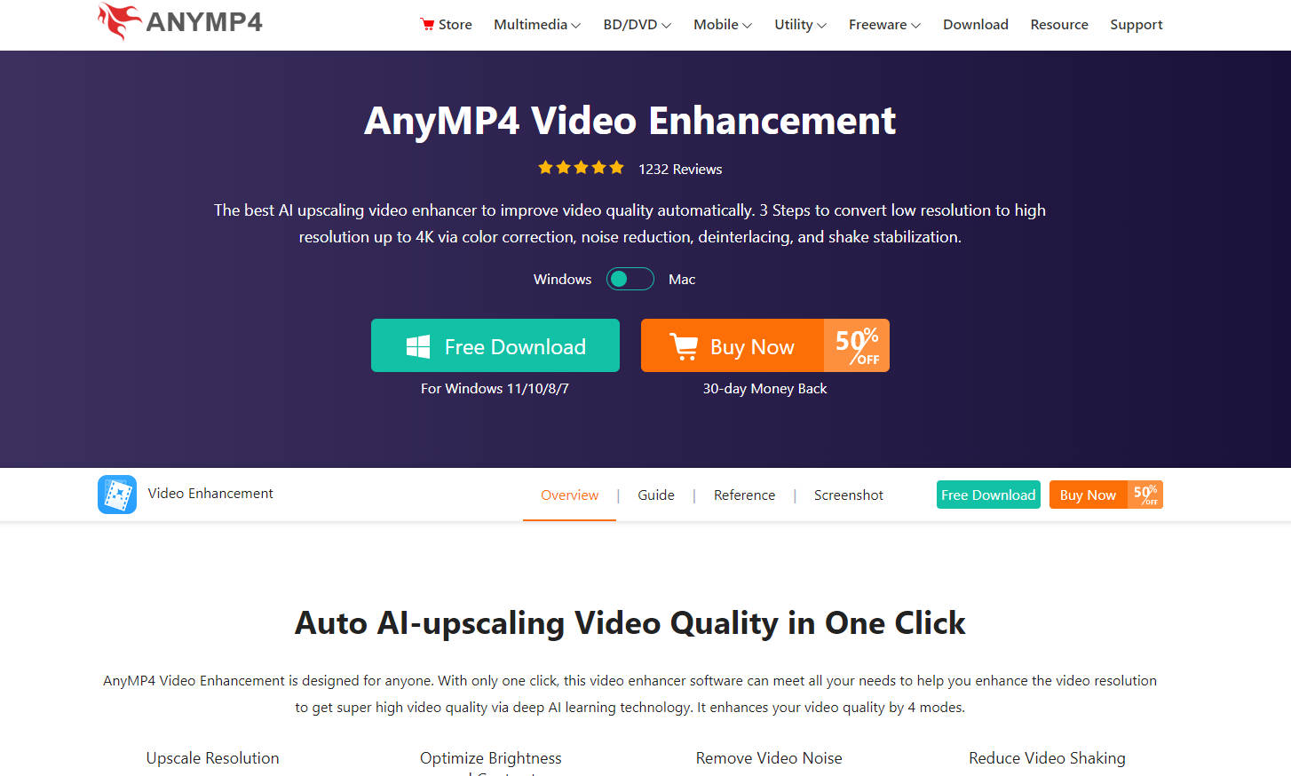 
AnyMP4 Video Enhancement 
