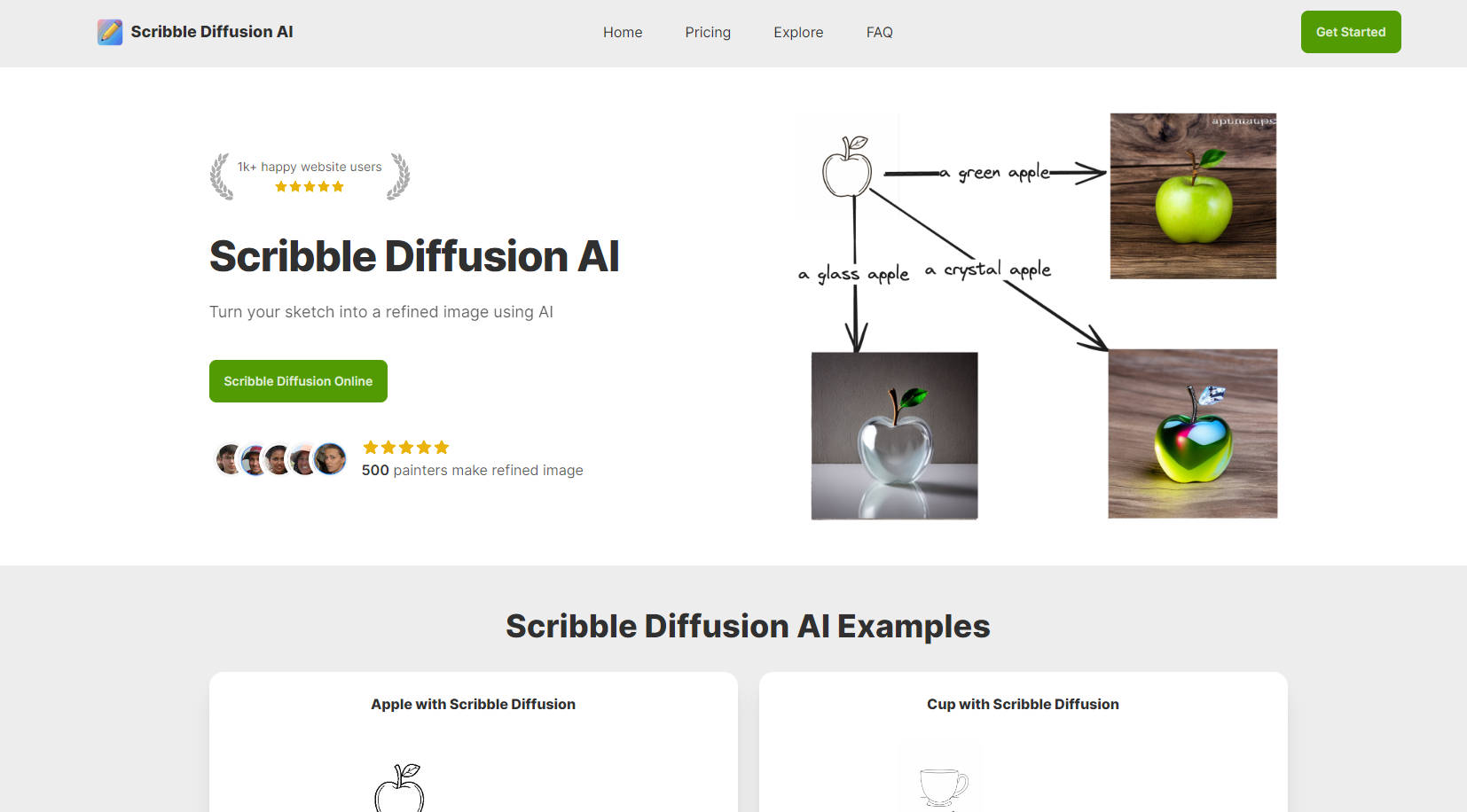 
Scribble Diffusion AI
