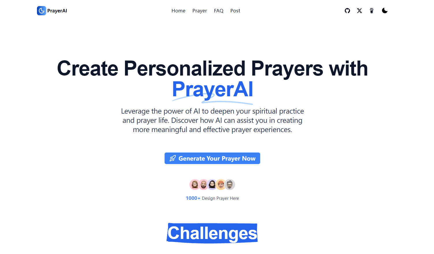 Outil IA: PrayerAI