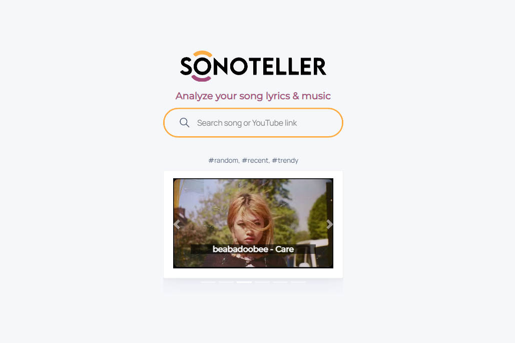 
SONOTELLER 
