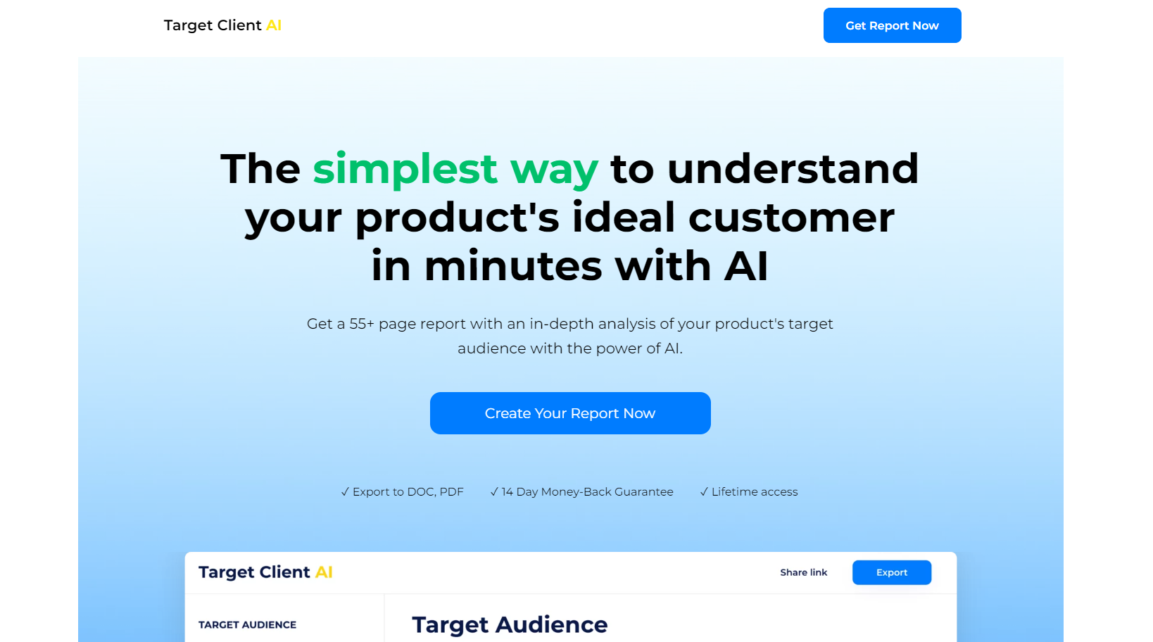 Outil IA: Target Client AI