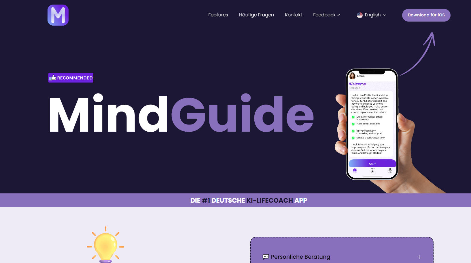 Outil IA: MindGuide AI