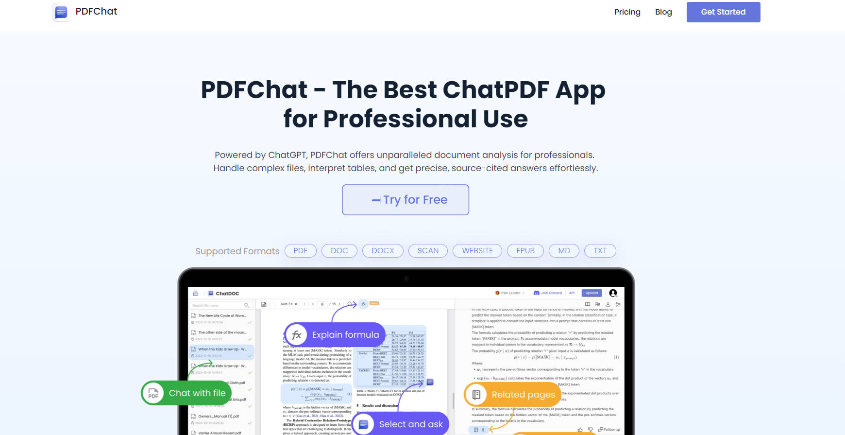 
PDFChat 
